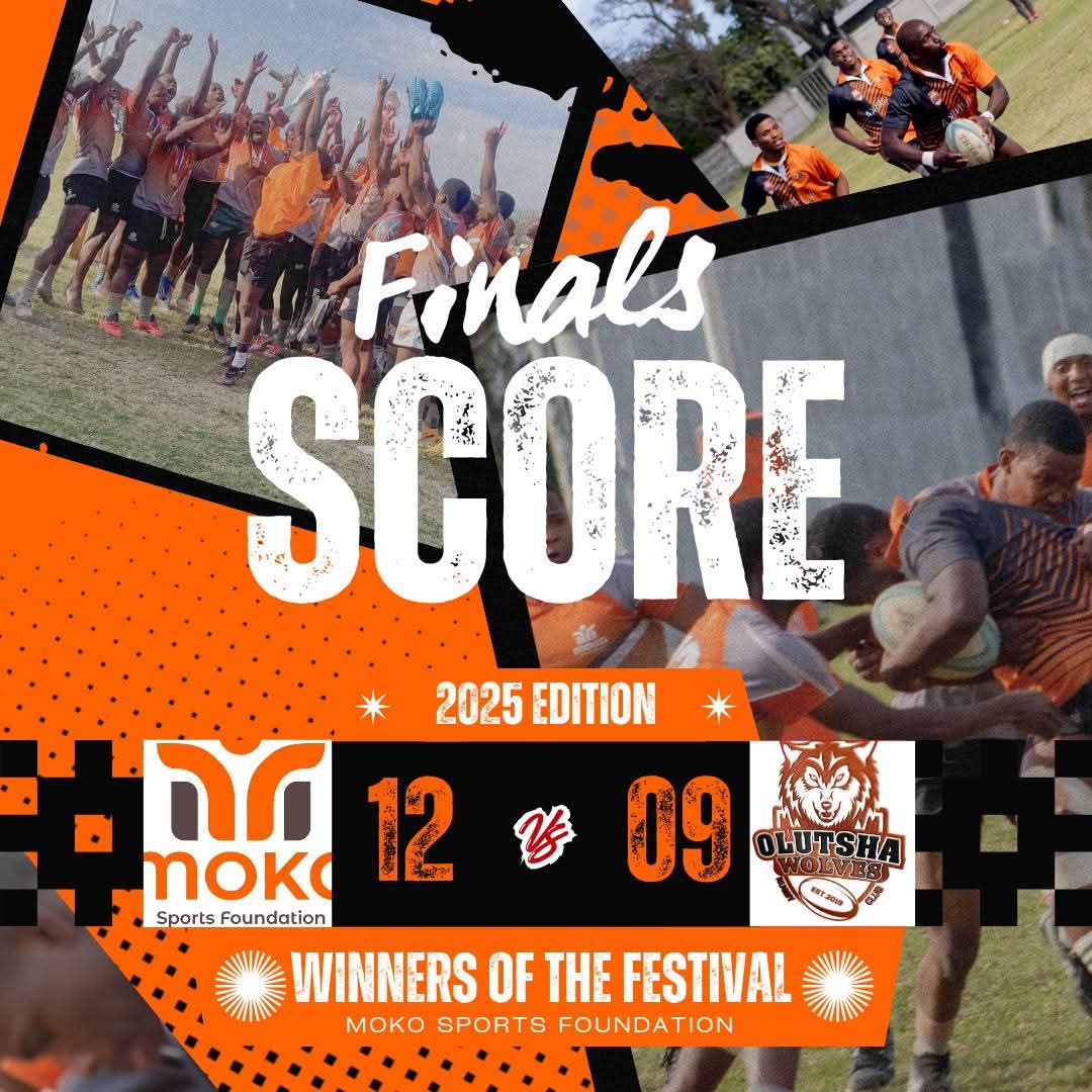 Under-21 festival final score graphic: Moko Sports Foundation 12 – Olutsha Wolves 09